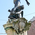 Merkurbrunnen in Augsburg aus den Jahren 1596 - 1599 von Adriaen de Vries (Bildhauer) und Wolfgang Neidhardt (Bildgießer)