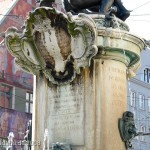 Merkurbrunnen in Augsburg aus den Jahren 1596 - 1599 von Adriaen de Vries (Bildhauer) und Wolfgang Neidhardt (Bildgießer)