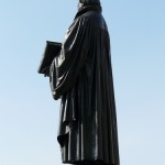 Luther-Denkmal in Dresden von Ernst Rietschel von 1861, Aufstellung an diesem Ort 1885, Guss von Christian Albert Bierling