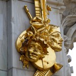 Musiker-Denkmal im Großen Tiergarten in Berlin-Tiergarten von Rudolf Siemering aus dem Jahr 1904, Zustand: Oktober 2015.