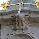 Musiker-Denkmal im Großen Tiergarten in Berlin-Tiergarten von Rudolf Siemering aus dem Jahr 1904, Zustand: Oktober 2015.