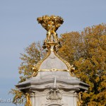 Musiker-Denkmal im Großen Tiergarten in Berlin-Tiergarten von Rudolf Siemering aus dem Jahr 1904, Zustand: Oktober 2015.