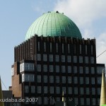 Anzeiger-Hochhaus in Hannover von Fritz Höger aus den Jahren 1927 - 1928 im expressionistischem Architekturstil, Detailansicht