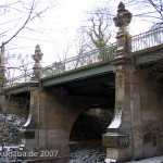 Bismarckbrücke in Grunewald, Berlin-Wilmersdorf, Seitenansicht