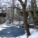 Bismarckbrücke in Grunewald, Berlin-Wilmersdorf, Ansicht der Umgebung