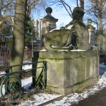 Bismarckbrücke in Grunewald, Berlin-Wilmersdorf, Nordwestliche Sphinx von Max Klein