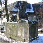 Bismarckbrücke in Grunewald, Berlin-Wilmersdorf, Nordwestliche Sphinx von Max Klein