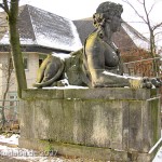 Bismarckbrücke in Grunewald, Berlin-Wilmersdorf, Nordwestliche Sphinx von Max Klein