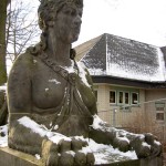 Bismarckbrücke in Grunewald, Berlin-Wilmersdorf, Nordwestliche Sphinx von Max Klein