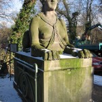 Bismarckbrücke in Grunewald, Berlin-Wilmersdorf, Südwestliche Sphinx von Max Klein