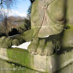 Bismarckbrücke in Grunewald, Berlin-Wilmersdorf, Südwestliche Sphinx von Max Klein