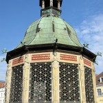 "Wasserkunst", Renaissance-Brunnen in Wismar aus dem Jahr 1571, Gesamtansicht