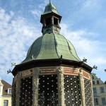 "Wasserkunst", Renaissance-Brunnen in Wismar aus dem Jahr 1571, Gesamtansicht