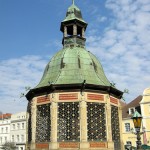 "Wasserkunst", Renaissance-Brunnen in Wismar aus dem Jahr 1571, Gesamtansicht