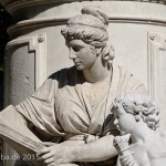 Goethe-Denkmal im Großen Tiergarten in Berlin von Fritz Schaper von 1880.