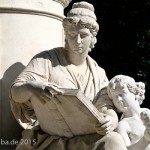 Goethe-Denkmal im Großen Tiergarten in Berlin von Fritz Schaper von 1880.