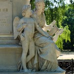 Goethe-Denkmal im Großen Tiergarten in Berlin von Fritz Schaper von 1880.
