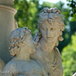 Goethe-Denkmal im Großen Tiergarten in Berlin von Fritz Schaper von 1880.
