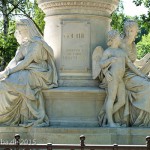 Goethe-Denkmal im Großen Tiergarten in Berlin von Fritz Schaper von 1880.