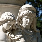 Goethe-Denkmal im Großen Tiergarten in Berlin von Fritz Schaper von 1880.
