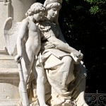 Goethe-Denkmal im Großen Tiergarten in Berlin von Fritz Schaper von 1880.