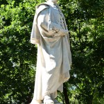 Goethe-Denkmal im Großen Tiergarten in Berlin von Fritz Schaper von 1880.