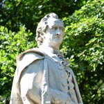 Goethe-Denkmal im Großen Tiergarten in Berlin von Fritz Schaper von 1880.