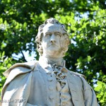 Goethe-Denkmal im Großen Tiergarten in Berlin von Fritz Schaper von 1880.