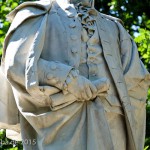 Goethe-Denkmal im Großen Tiergarten in Berlin von Fritz Schaper von 1880.