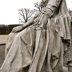 Das Denkmal Sophie von Hannover, geschaffen von W. Engelhardt im Jahr 1876, befindet sich in den Herrenhäuser Gärten in Hannover