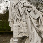 Das Denkmal Sophie von Hannover, geschaffen von W. Engelhardt im Jahr 1876, befindet sich in den Herrenhäuser Gärten in Hannover