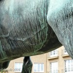 Reiterdenkmal "Der Sieger" auf dem Steubenplatz in Berlin-Charlottenburg von Louis Tuaillon von 1899