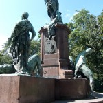 Bismarck-Nationaldenkmal am Großen Stern in Berlin-Tiergarten von Reinhold Begas, Detailansicht