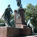Bismarck-Nationaldenkmal am Großen Stern in Berlin-Tiergarten von Reinhold Begas, Detailansicht