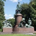 Bismarck-Nationaldenkmal am Großen Stern in Berlin-Tiergarten von Reinhold Begas, Gesamtansicht
