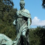 Bismarck-Nationaldenkmal am Großen Stern in Berlin-Tiergarten von Reinhold Begas, Detailansicht