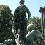 Bismarck-Nationaldenkmal am Großen Stern in Berlin-Tiergarten von Reinhold Begas, Detailansicht