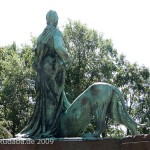Bismarck-Nationaldenkmal am Großen Stern in Berlin-Tiergarten von Reinhold Begas, Detailansicht