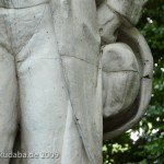 Denkmal Theodor Fontane im Großen Tiergarten in Berlin von Max Klein, Detailansicht