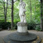 Denkmal Theodor Fontane im Großen Tiergarten in Berlin von Max Klein, Gesamtansicht