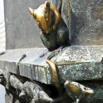 Gertrudendenkmal auf der Gertraudenbrücke in Berlin-Mitte von Rudolf Siemering von 1896, Detailansicht