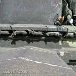 Gertrudendenkmal auf der Gertraudenbrücke in Berlin-Mitte von Rudolf Siemering von 1896, Detailansicht