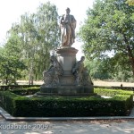 Goethe-Denkmal im Großen Tiergarten in Berlin von Fritz Schaper von 1880, Gesamtansicht