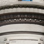 Goethe-Denkmal im Großen Tiergarten in Berlin von Fritz Schaper von 1880, Detailansicht des Sockels