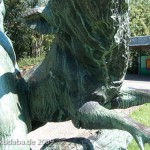 Denkmal "Herkules mit dem erymanthischen Eber" von Louis Tuaillon in Berlin-Tiergarten, Detailansicht