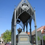 Luisen-Denkmal in Gransee von Karl Friedrich Schinkel von 1810, Detailansicht vom Süden aus gesehen