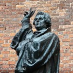 Luther-Denkmal in Hannover von Carl Dopmeyer, Detailansicht Luthers