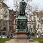 Luther-Denkmal in Eisenach von Adolf von Donndorf von 1894, Gesamtansicht