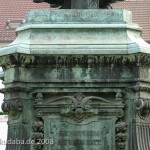 Luther-Denkmal in Eisenach von Adolf von Donndorf von 1894, Detailansicht vom Sockel