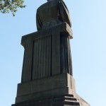 Moltke-Denkmal am Großen Stern im Großen Tiergarten in Berlin von Joseph Uphues von 1904, Gesamtansicht der Standfigur